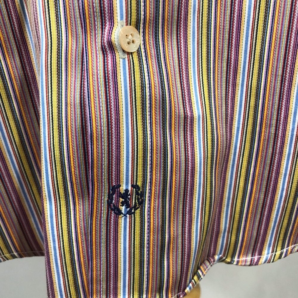 Bugatchi Uono Stripe Button Medium Long Sleeve - image 3
